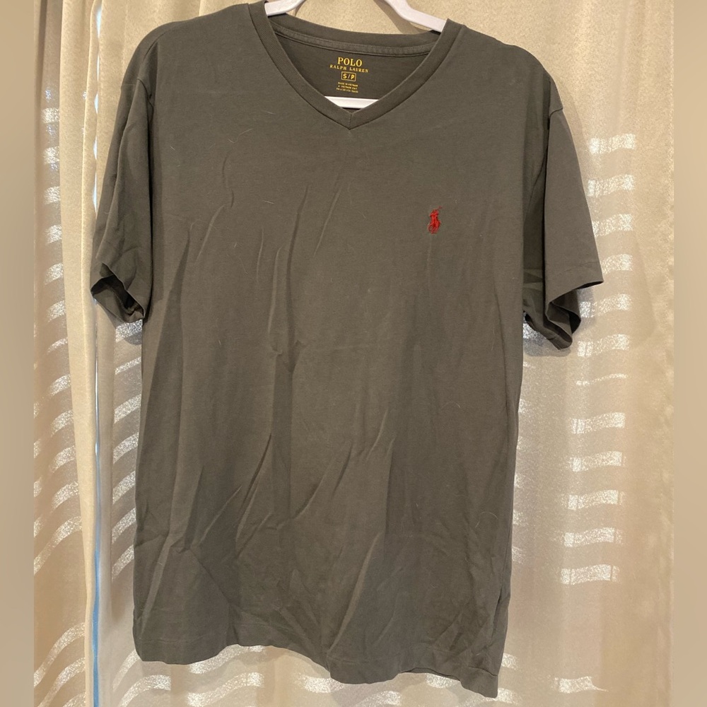 Dark gray with red horse, Ralph Lauren T-shirt